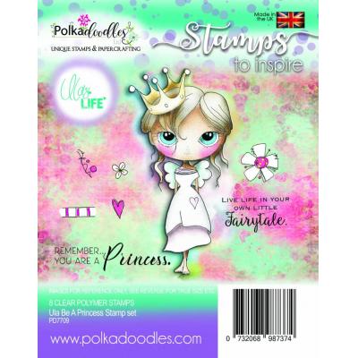 Polkadoodles Clear Stamps - Ula Be a Princess
